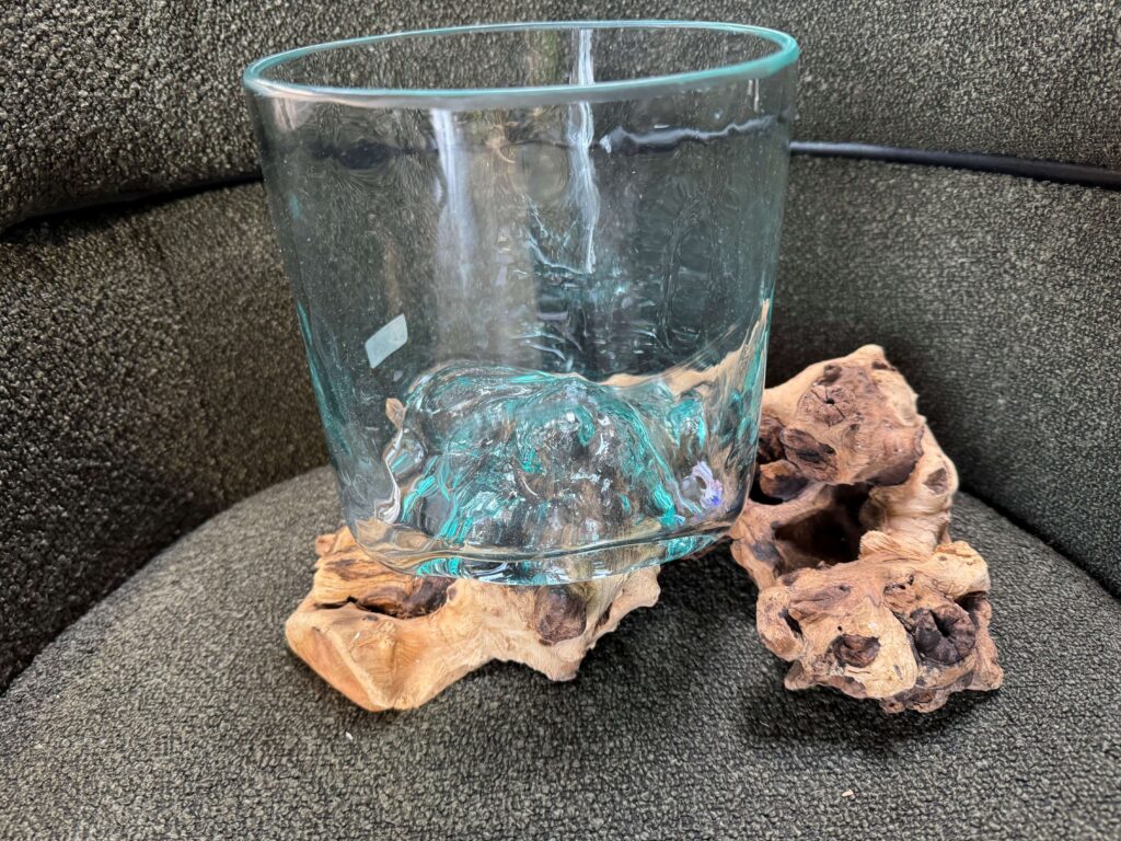 VASE SOUFFLÉ RACINE DE TECK 20CM (STB039)