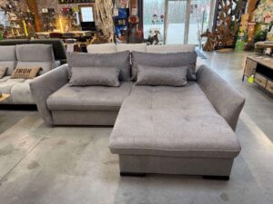 CANAPÉ CAFU ANGLE DROIT - BUBBLE 06 (GRIS) CONVERTIBLE