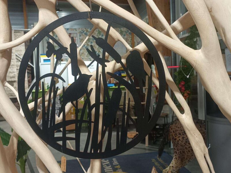 DÉCORATION MURALE BOIS DIAM.45CM NATURE