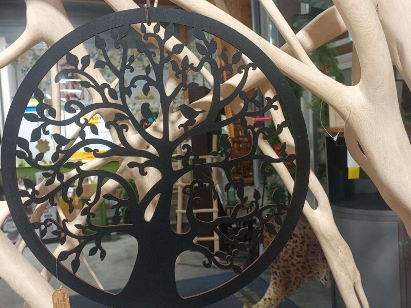 DÉCORATION MURALE BOIS DIAM.45CM ARBRE DE VIE