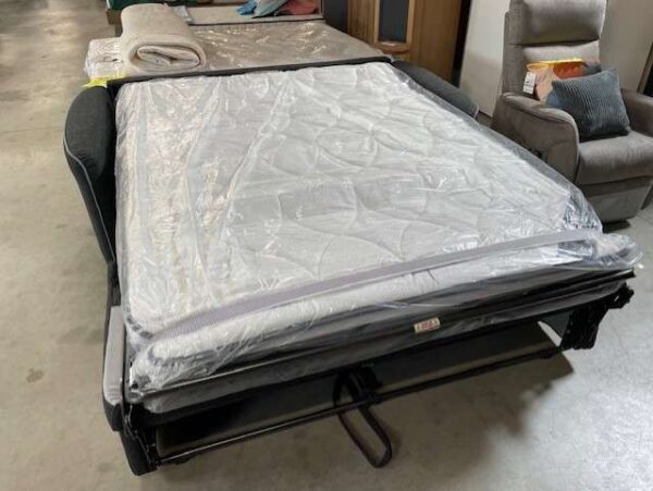 CANAPÉ BONNIE CONV. RAPIDO AVEC MATELAS 21CM COLORIS GRIS – Image 2