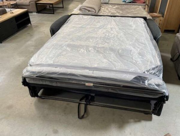 CANAPÉ BONNIE CONV. RAPIDO AVEC MATELAS 21CM COLORIS GRIS – Image 3