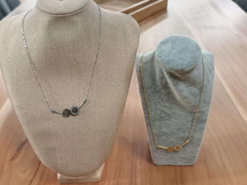 COLLIER ARBRE DE VIE DUO ACIER INOXYDABLE DORÉ OU ARGENTÉ