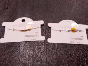 BRACELET ACIER INOXYDABLE MAMAN DORÉ OU ARGENTÉ