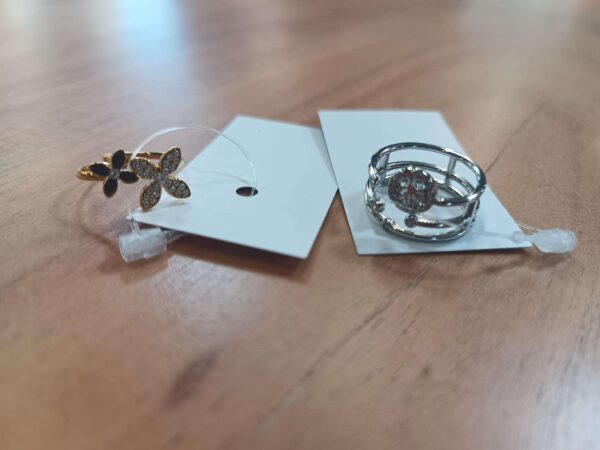 BAGUE FLEURS OU ARBRE DE VIE ACIER INOXYDABLE