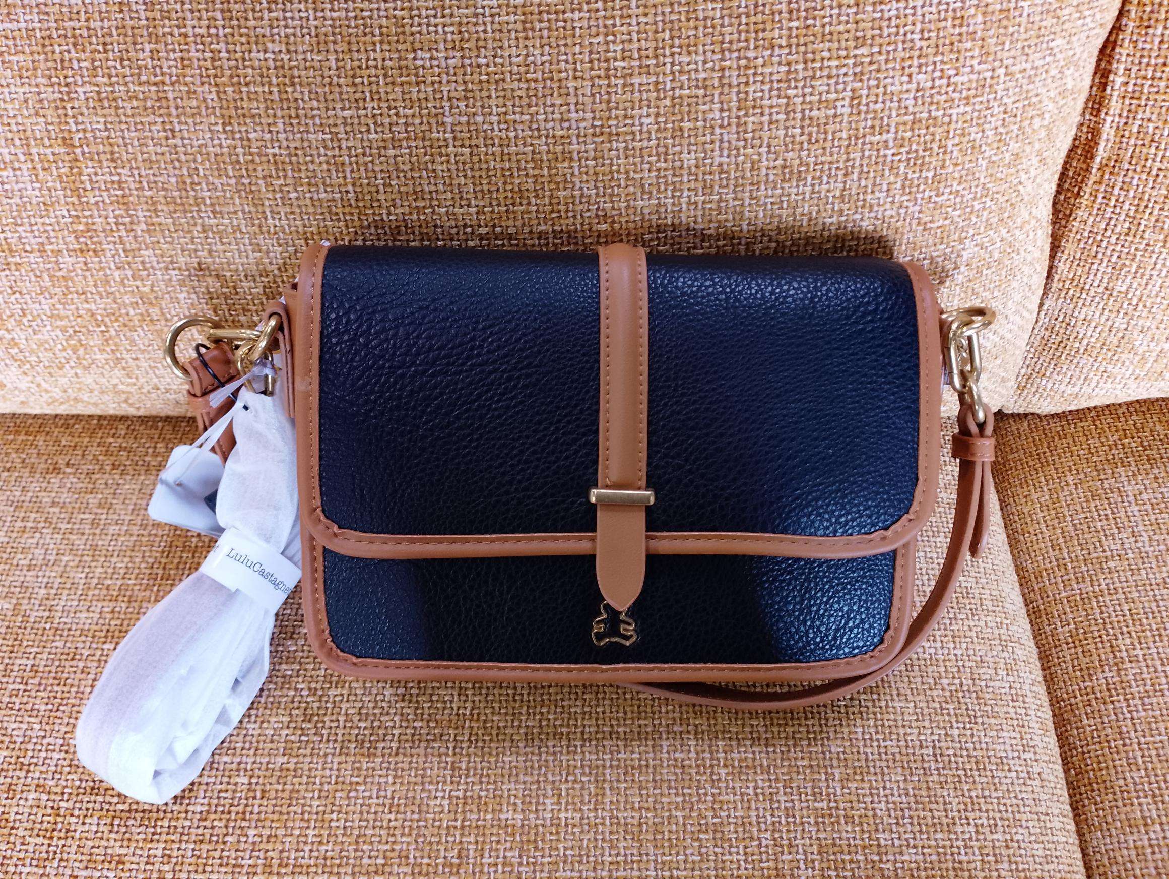 SAC A MAIN STYLE CARTABLE YEVRES LULU CASTAGNETTE- BICOLORE