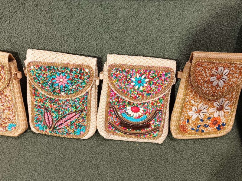 SAC BANDOULIÈRE PM PERLES MULTICOLORES