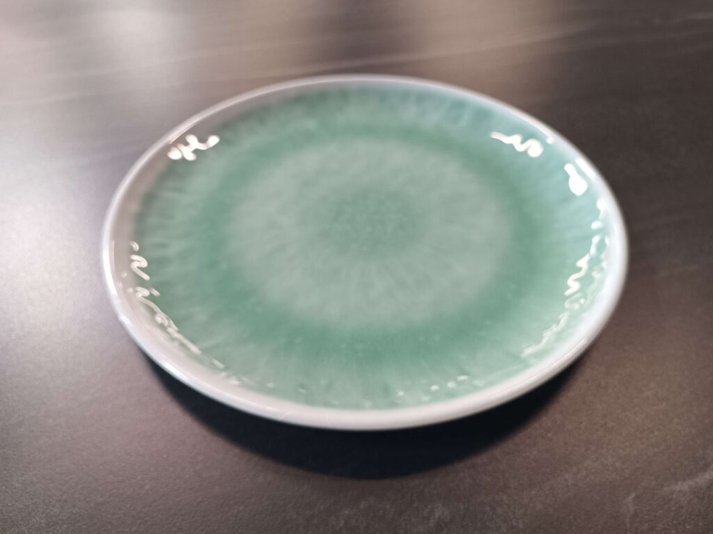 ASSIETTE JUNE AQUA DIAM.27CM TURQUOISE
