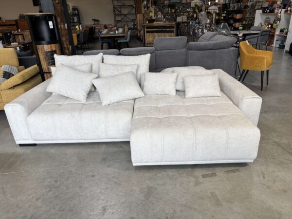 CANAPÉ BOREALE BEIGE - CONVERTIBLE - MULTI COUSSINS - DESTOCK EXPO – Image 2