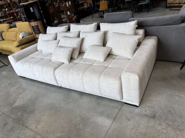 CANAPÉ BOREALE BEIGE - CONVERTIBLE - MULTI COUSSINS - DESTOCK EXPO – Image 4