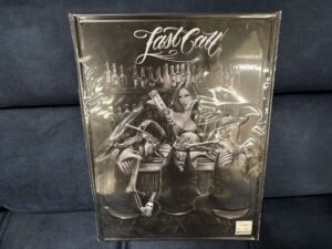 PLAQUE MÉTAL RELIEF - LAST CALL 30X40CM