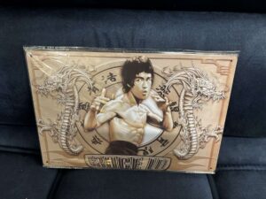 PLAQUE MÉTAL 20X30CM - BRUCE LEE