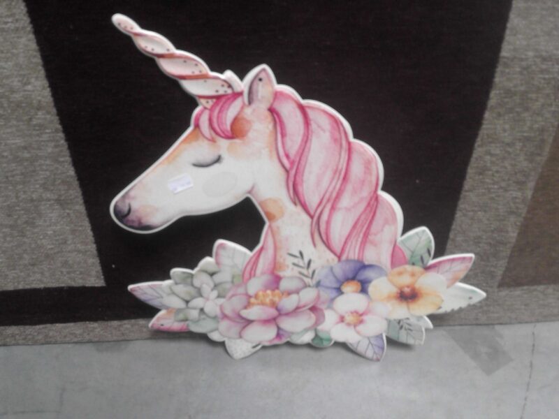 PLAQUE METAL LICORNE