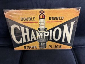 PLAQUE MÉTAL 20X30CM - BOUGIE