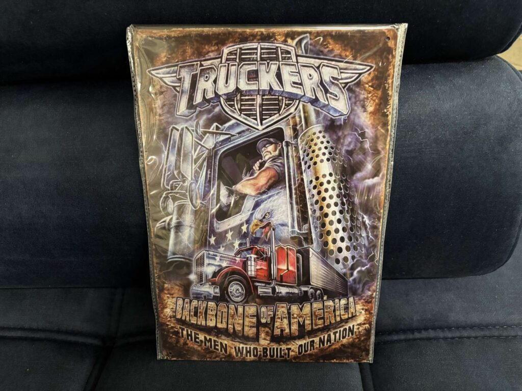 PLAQUE MÉTAL 20X30CM - TRUCKER