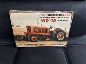 PLAQUE MÉTAL 20X30CM -TRACTEUR