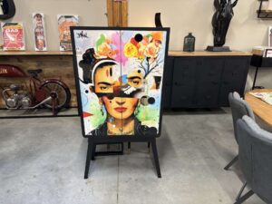 MEUBLE HAUT 2 PORTES LOUI JOVER MULTICOLORE