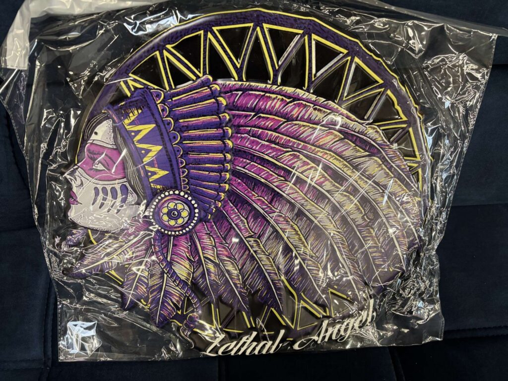 PLAQUE MÉTAL RELIEF LETHAL ANGEL