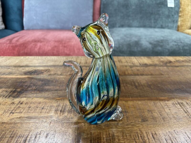 CHAT EN VERRE STYLE MURANO