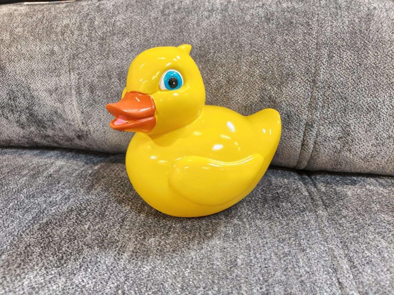 CANARD EN RÉSINE PM JAUNE