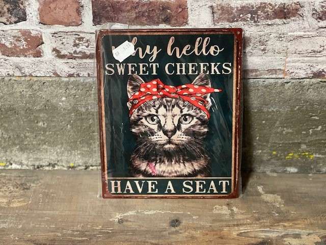 PLAQUE METAL PM CHAT