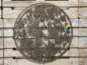 TABLEAU ROND METAL OISEAUX DIAM.95CM ANNEXE MEUBLE & DECO