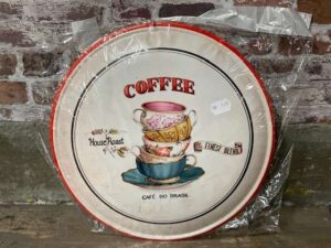 PLAQUE METAL RONDE COFFEE ANNEXE MEUBLE & DECO