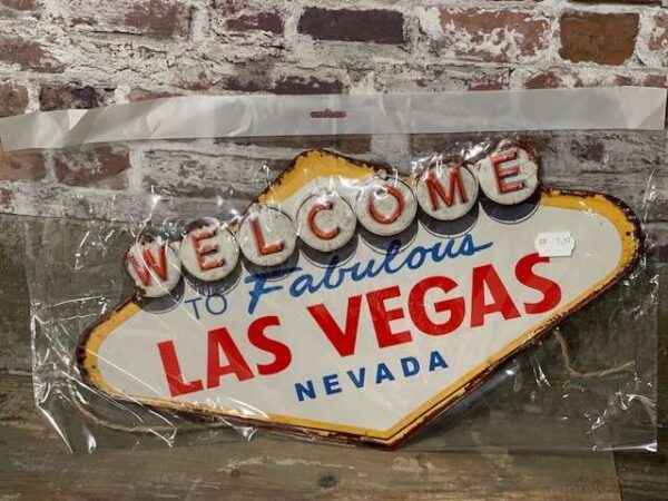 PLAQUE METAL RELIEF LAS VEGAS