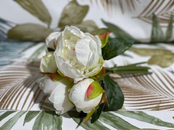 BOUQUET PM ARTIFICIEL PIVOINES ANNEXE MEUBLE & DECO