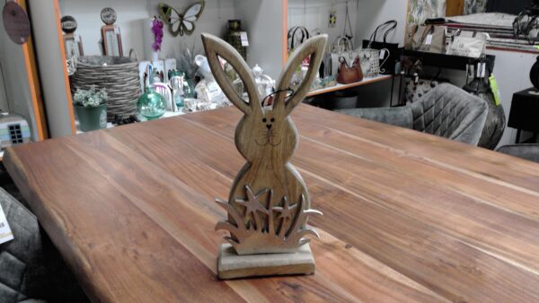 LAPIN EN BOIS ET METAL GM ANNEXE MEUBLE & DECO