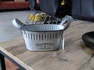 JARDINIERE TPM METAL FLOWERS et GARDEN ANNEXE MEUBLE & DECO