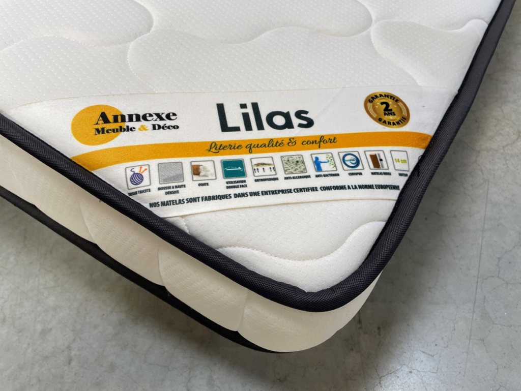 MATELAS LILAS 140X190