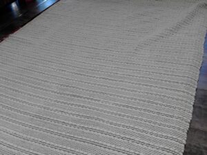 TAPIS MEERA 100% COTON GRIS 200X290CM ANNEXE MEUBLE & DECO