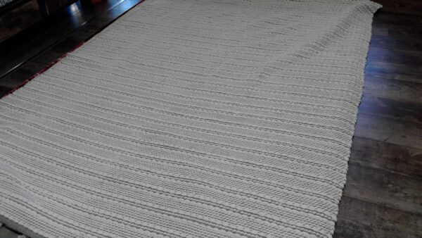 TAPIS MEERA 100% COTON GRIS 200X290CM ANNEXE MEUBLE & DECO