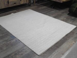 TAPIS MEERA 100% COTON TAUPE 170X240CM ANNEXE MEUBLE & DECO