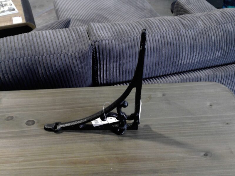 EQUERRE GM POUR ETAGÈRE METAL NOIR