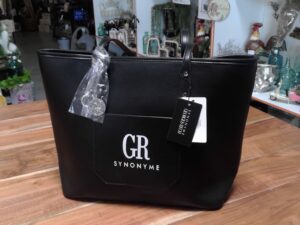 SAC / CABAS TGM SYNONYME GEORGES RECH NOIR ANNEXE MEUBLE & DECO